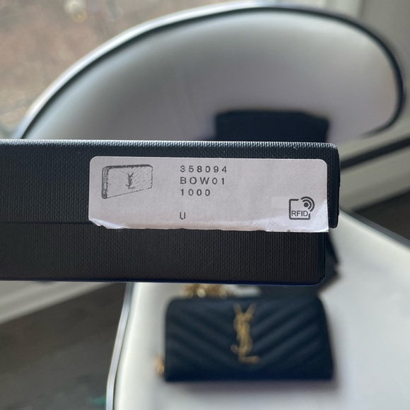 🖤 YSL Saint Laurent Monogram Cassandre Matelassé WOC In Grain De Poudre Leather - Picture 8 of 8